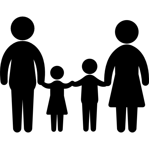 Icône couple + enfant(s)